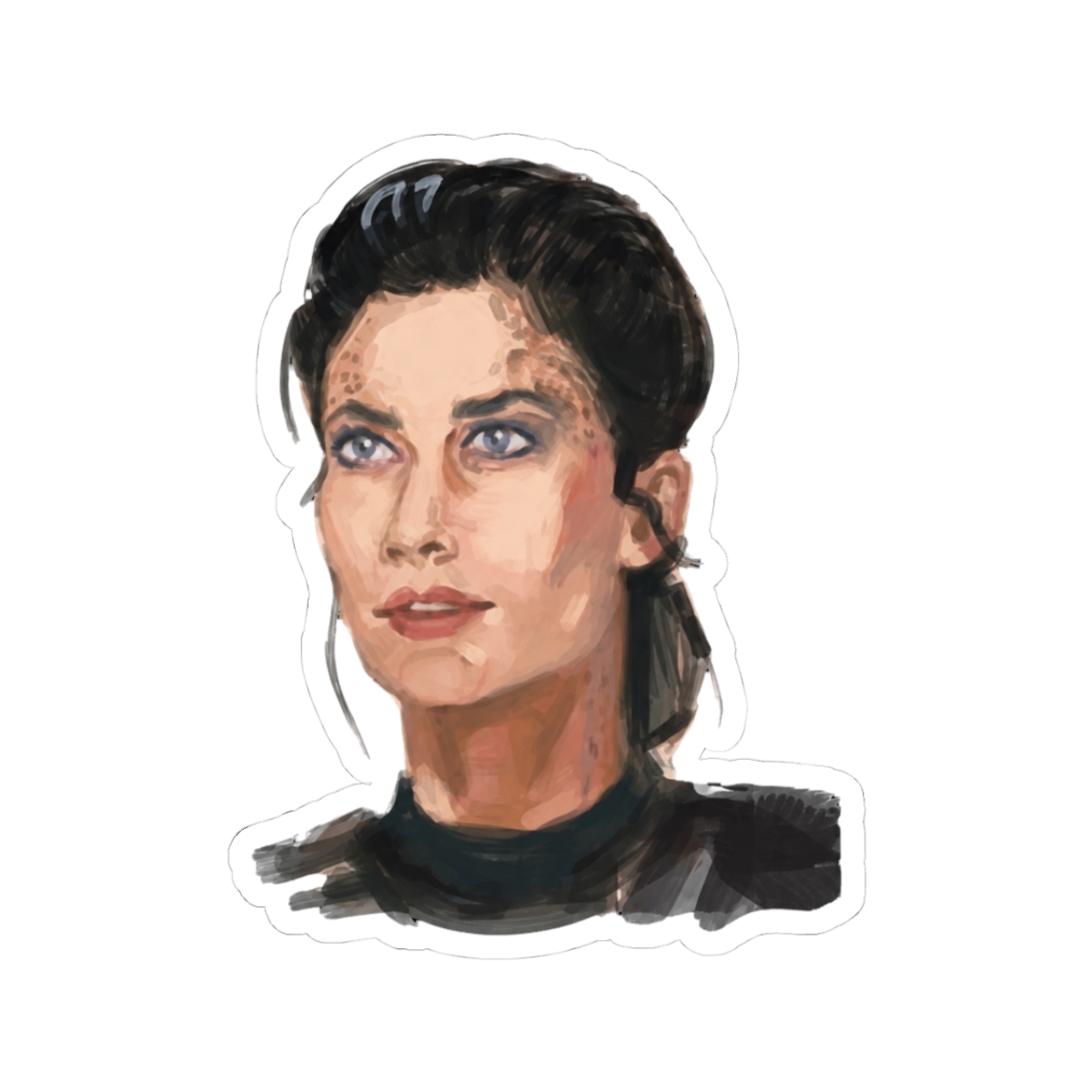 Jadzia Dax Star Trek: Deep Space Nine - Digital painting - Official Creator merchandise