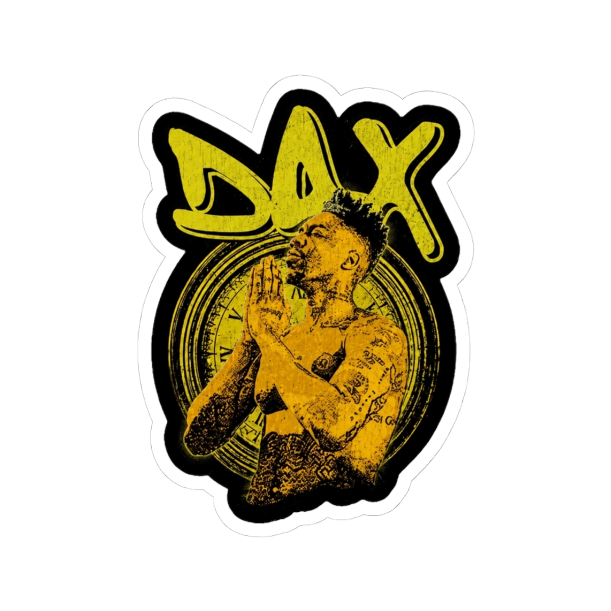 DAX // Vintage Style Design Sticker - Official stickers merchandise