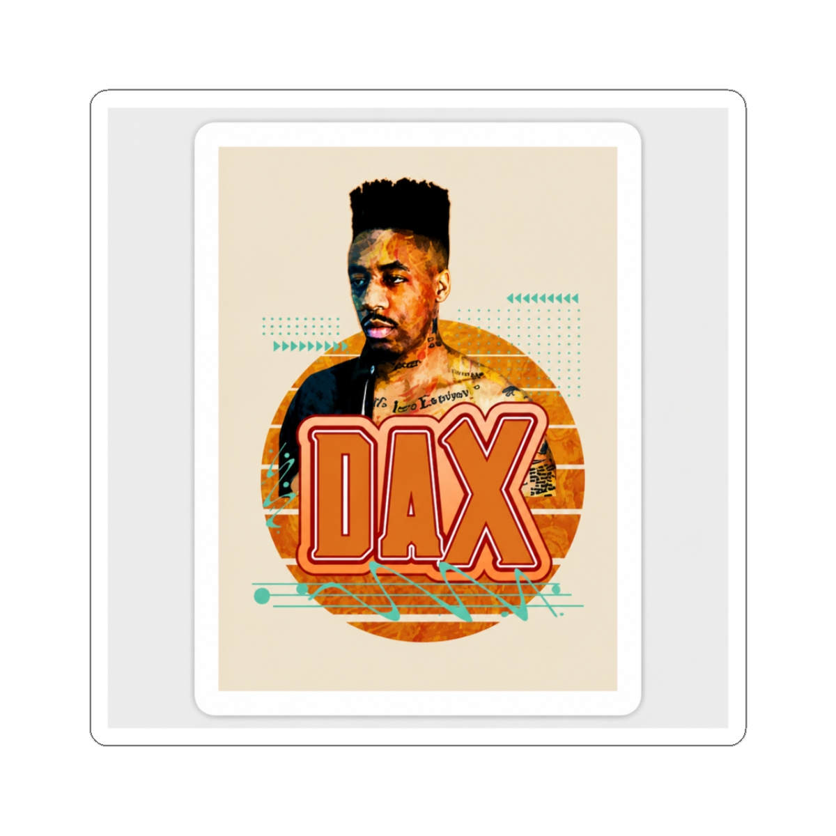 DAX \\ Retro Art Sticker - Official stickers merchandise