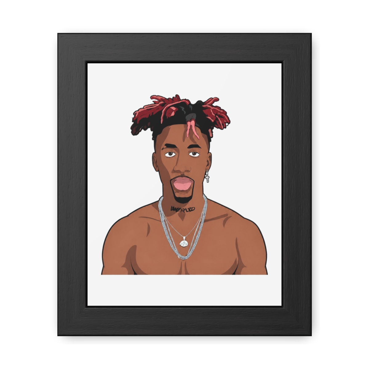 Dax Rapper Framed Prints - Official Creator merchandise