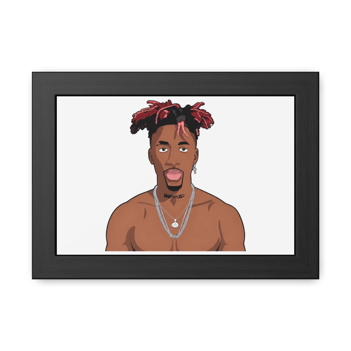 Dax Rapper Framed Prints - alternate angle 2, merchandise