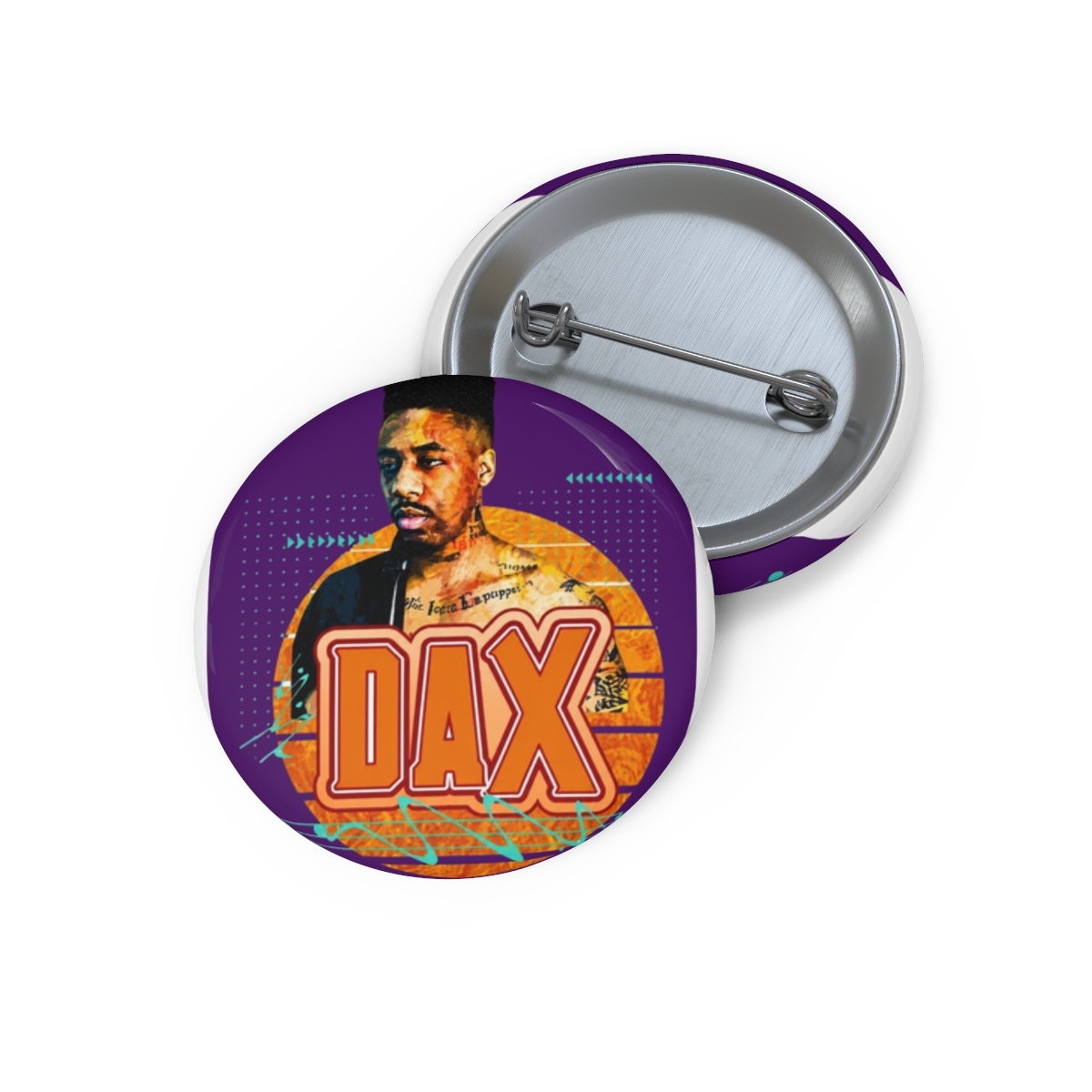 DAX \\ Retro Art Pin - Official Creator merchandise
